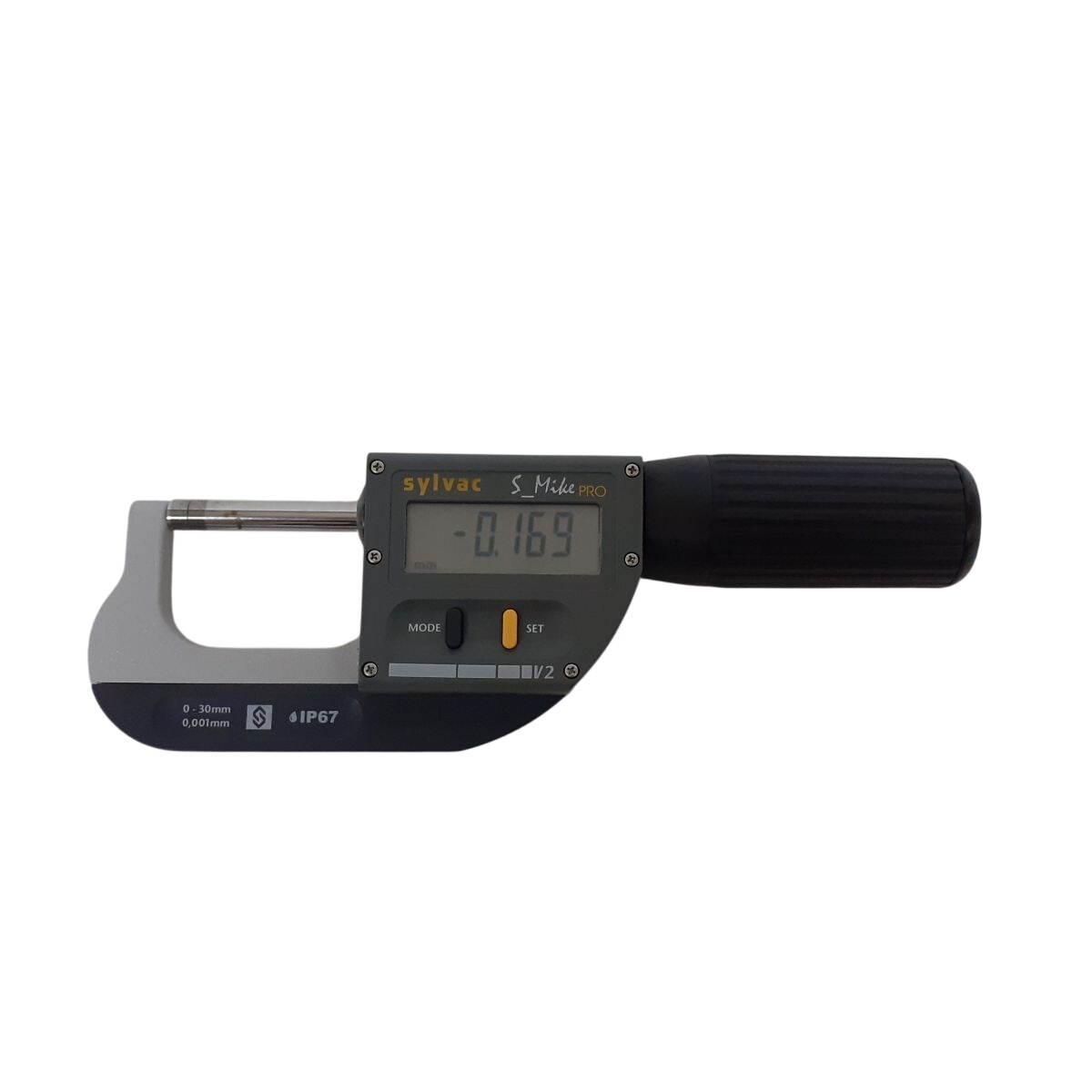 Micromètre numérique de précision Sylvac - Modèle S_Mike PRO IP 67 - Métrologie Très bon état -  reconditionné disponible sur Label Emmaüs
